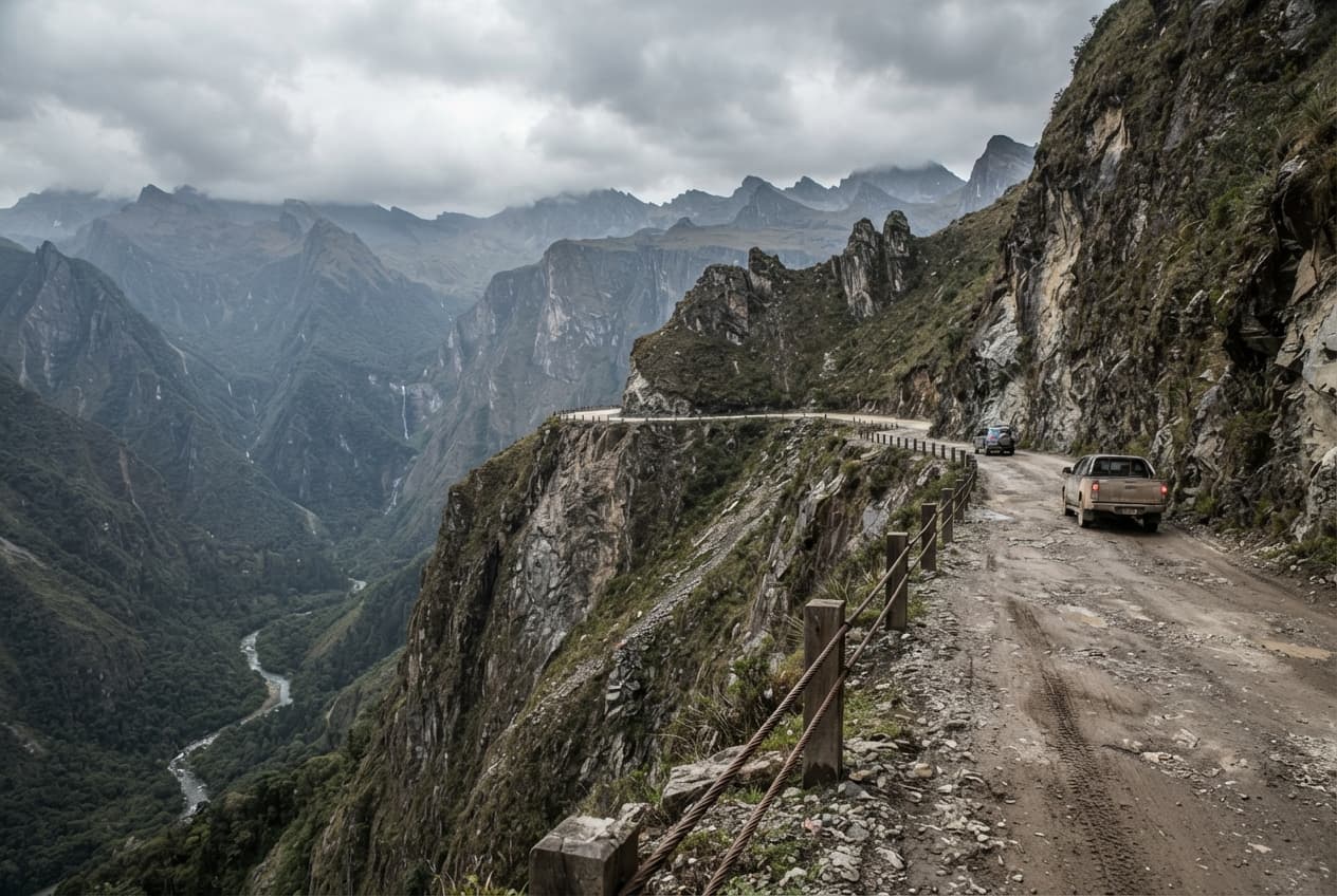 Cliffside Road Crash in Pakistan: Family of Five Killed in Mountain Van Plunge Cliffside Road Crash in Pakistan: Family of Five Killed in Mountain Van Plunge
