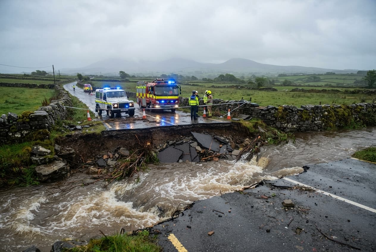 Heavy Autumn Rains Cause Flooding: Western County Galway Reports One Fatality Heavy Autumn Rains Cause Flooding: Western County Galway Reports One Fatality