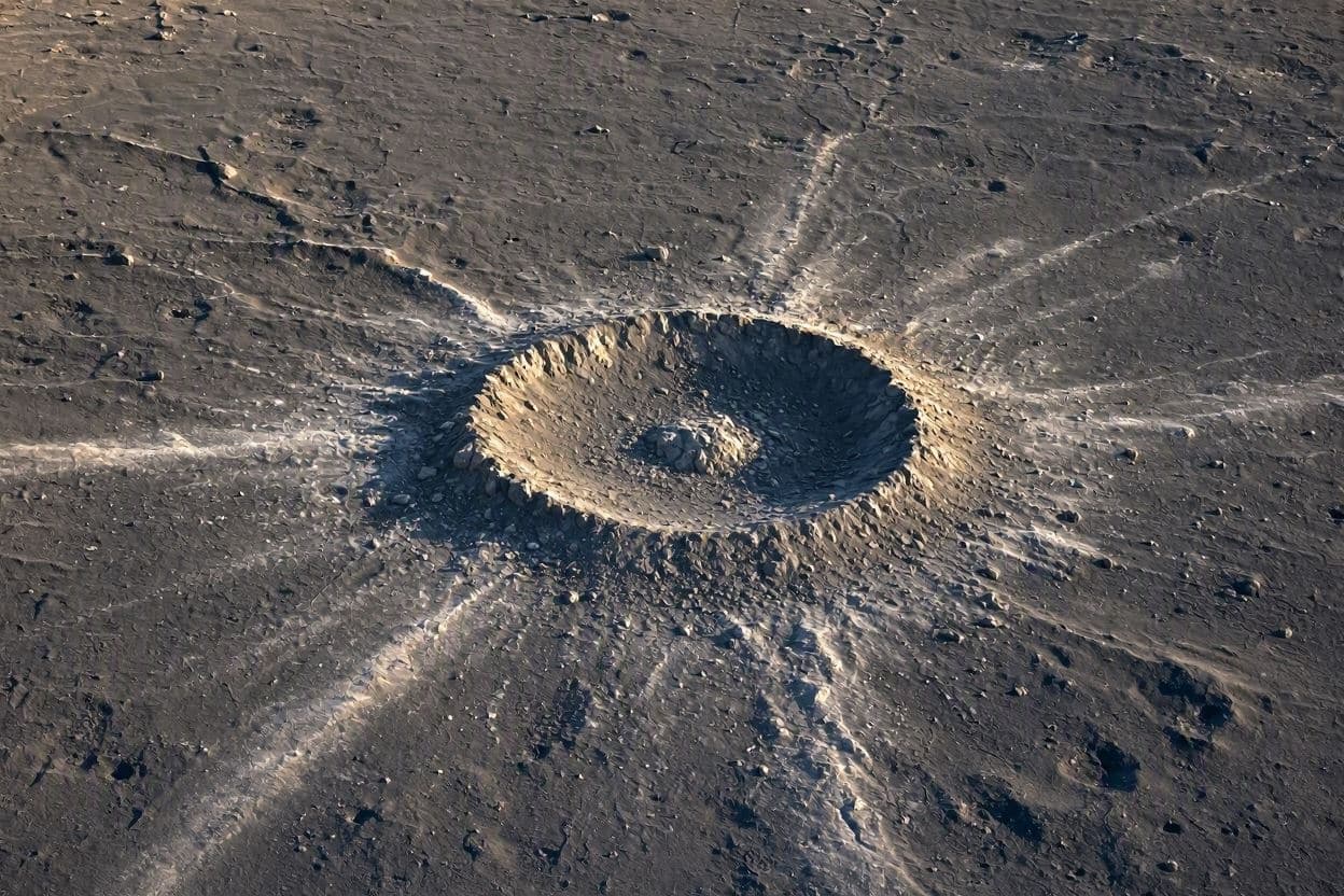 NASA orbiter spots rare new crater on the Moon’s surface NASA orbiter spots rare new crater on the Moon’s surface