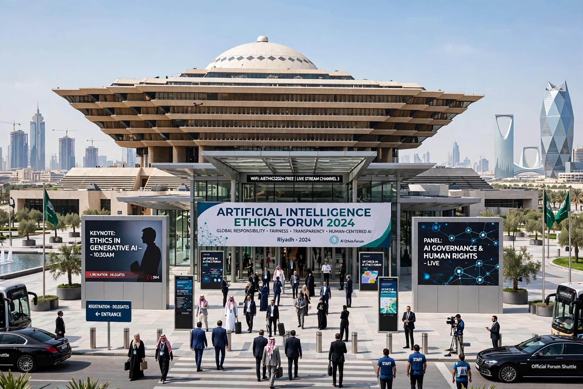 Beneath Riyadh’s Digital Lights, Nations Search for a Shared Language for Responsible Artificial Intelligence Beneath Riyadh’s Digital Lights, Nations Search for a Shared Language for Responsible Artificial Intelligence