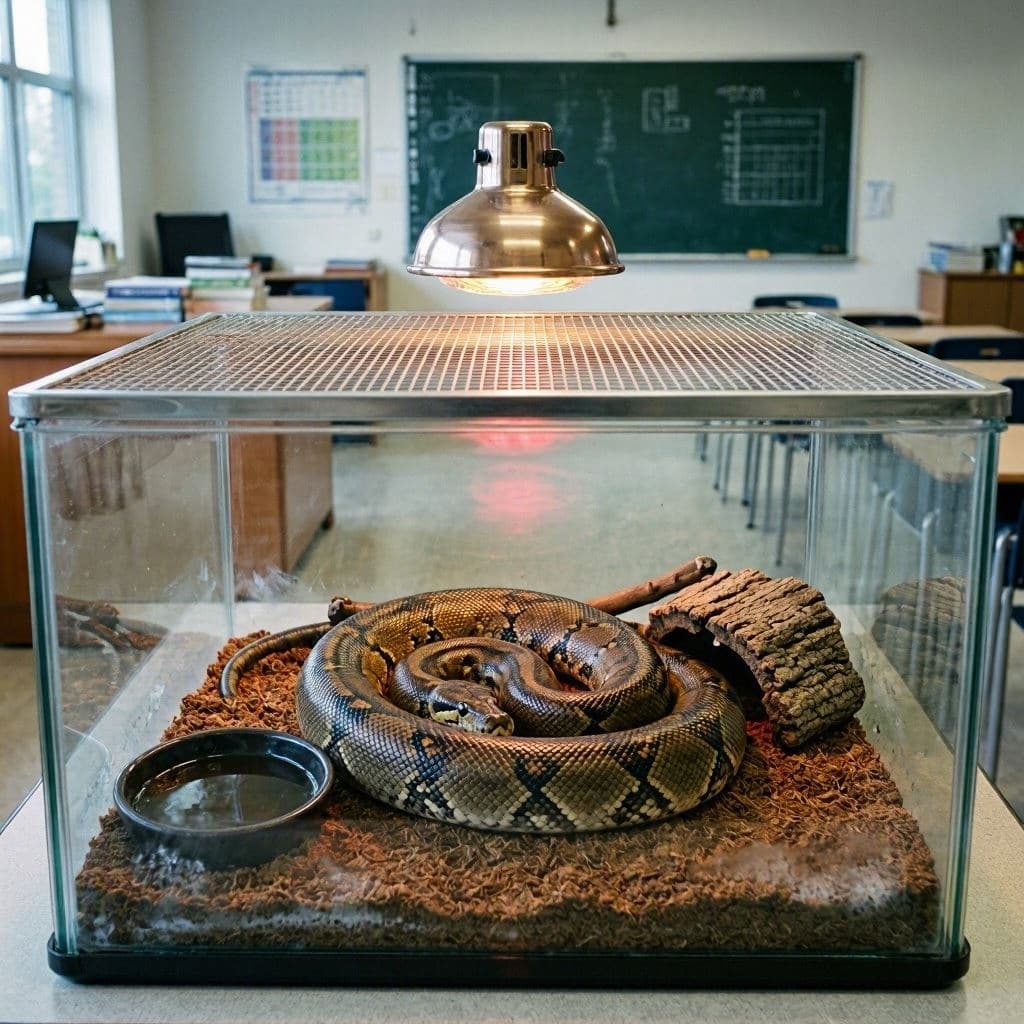 Officials Blame Python for School Fire; Teacher Disagrees Officials Blame Python for School Fire; Teacher Disagrees