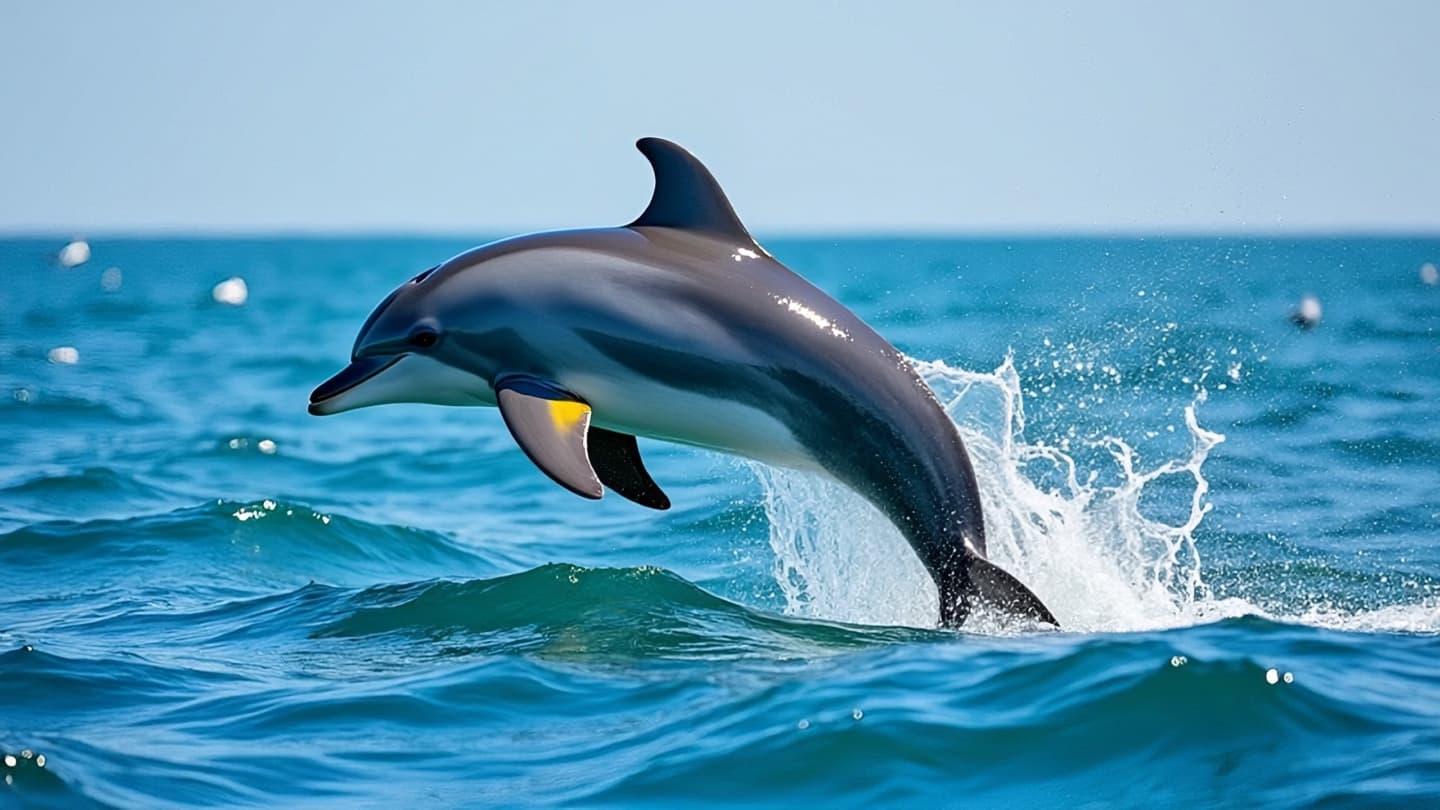 Observing the peaceful nature of Gulf dolphins. Observing the peaceful nature of Gulf dolphins.