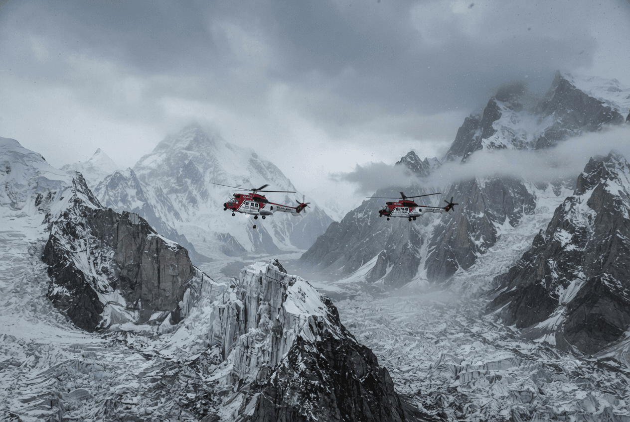Karakoram Mountain Tragedy: Ten Climbers Perish Under Massive Avalanche on Broad Peak Slopes Karakoram Mountain Tragedy: Ten Climbers Perish Under Massive Avalanche on Broad Peak Slopes