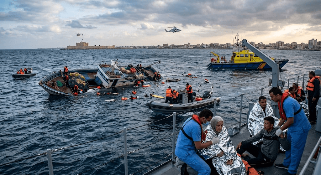 Tragedy off Alexandria Coast: Three Dead and 39 Injured as Overcrowded Boat Sinks Tragedy off Alexandria Coast: Three Dead and 39 Injured as Overcrowded Boat Sinks