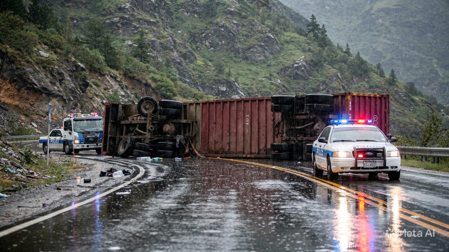 Road Safety Crisis in Sukabumi: Multi-Vehicle Pileup Following Brake Failure on Steep Descent Road Safety Crisis in Sukabumi: Multi-Vehicle Pileup Following Brake Failure on Steep Descent
