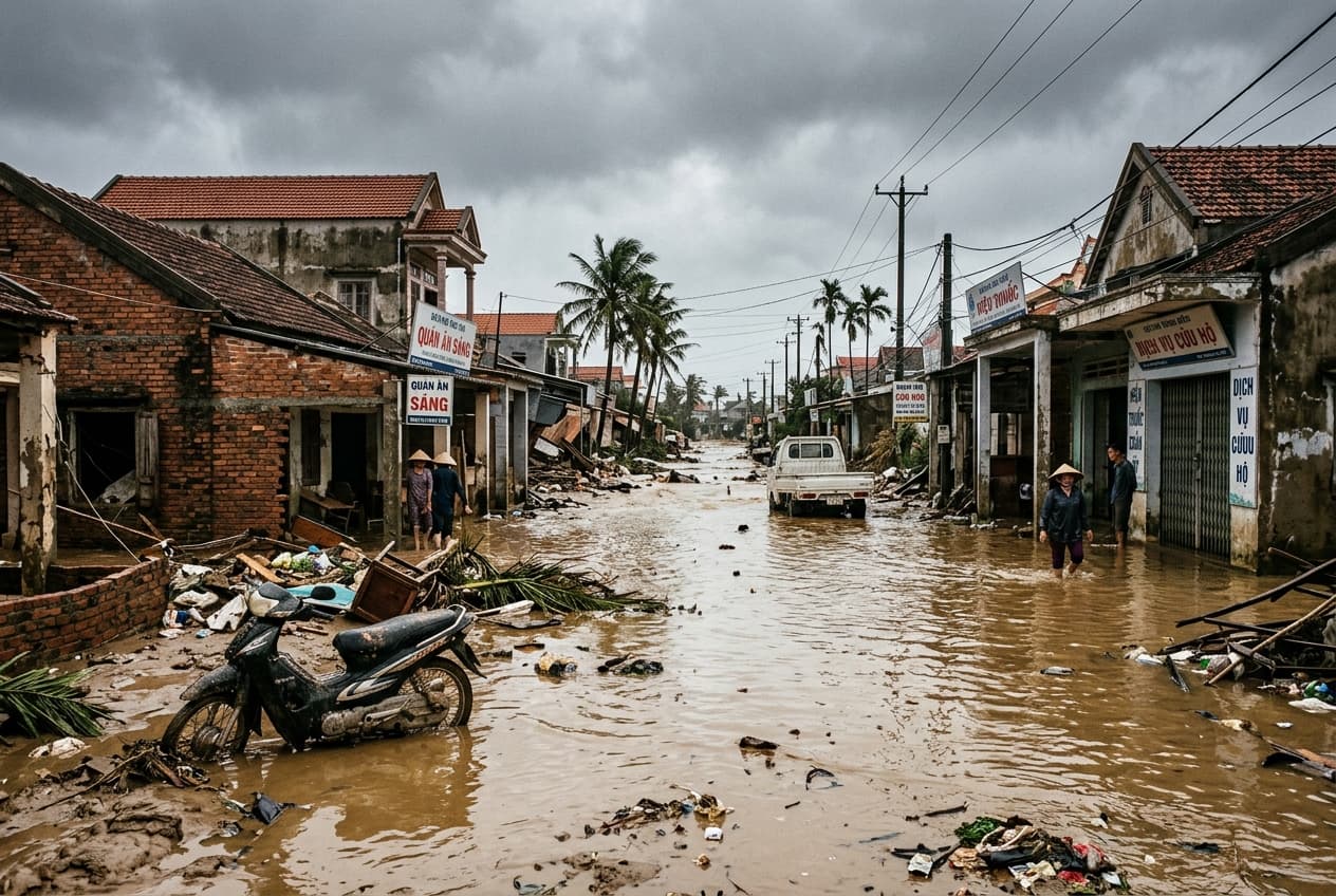 Disaster in Vietnam: Coastal Storm Surges Destroy Infrastructure, Displacing Hundreds of Coastal Families Disaster in Vietnam: Coastal Storm Surges Destroy Infrastructure, Displacing Hundreds of Coastal Families