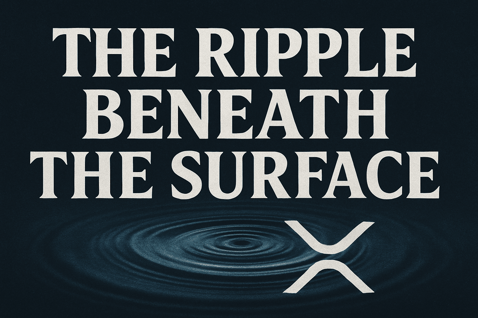 The Ripple Beneath the Surface The Ripple Beneath the Surface