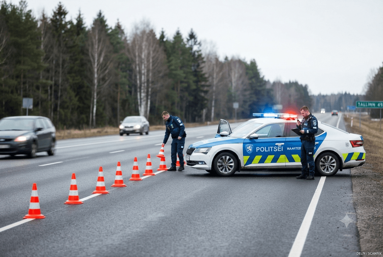 Fatal Road Accident: Motorist Dies In High-Speed Single-Vehicle Crash On Estonia’s Major Transit Route Fatal Road Accident: Motorist Dies In High-Speed Single-Vehicle Crash On Estonia’s Major Transit Route