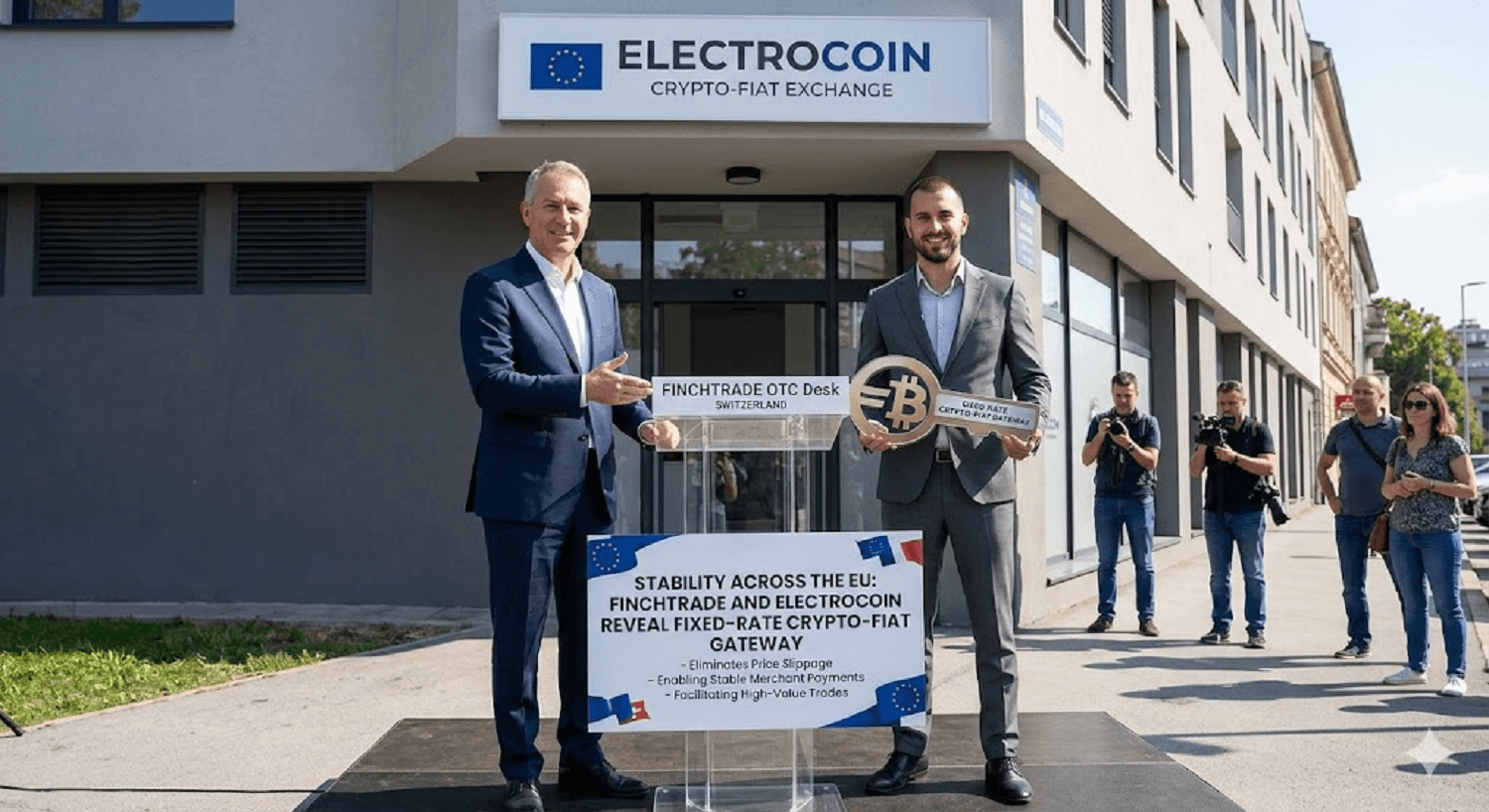 Stability Across the EU: FinchTrade and Electrocoin Reveal Fixed-Rate Crypto-to-Fiat Gateway Stability Across the EU: FinchTrade and Electrocoin Reveal Fixed-Rate Crypto-to-Fiat Gateway