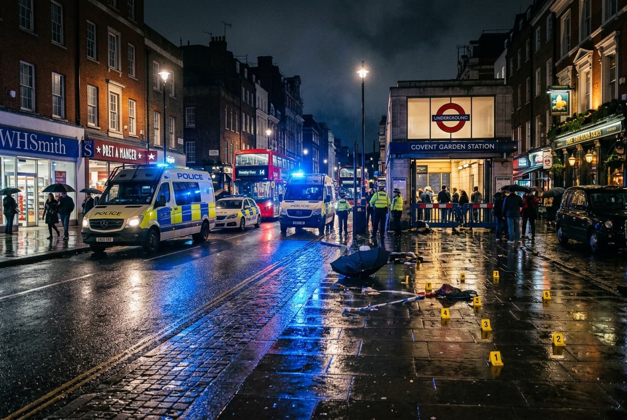 Two Men Hospitalized with Critical Wounds Following Stabbing Incident at London Tube Station Two Men Hospitalized with Critical Wounds Following Stabbing Incident at London Tube Station