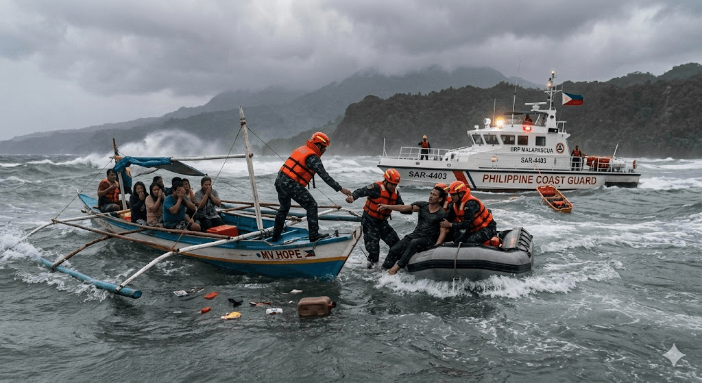 Tragedy Off Davao City: Man Dies After Being Thrown From Boat Battered by Strong Winds Tragedy Off Davao City: Man Dies After Being Thrown From Boat Battered by Strong Winds