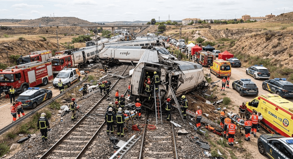 Fatal High-Speed Train Crash in Spain Kills at Least 10, Paralyzing Major Line Fatal High-Speed Train Crash in Spain Kills at Least 10, Paralyzing Major Line