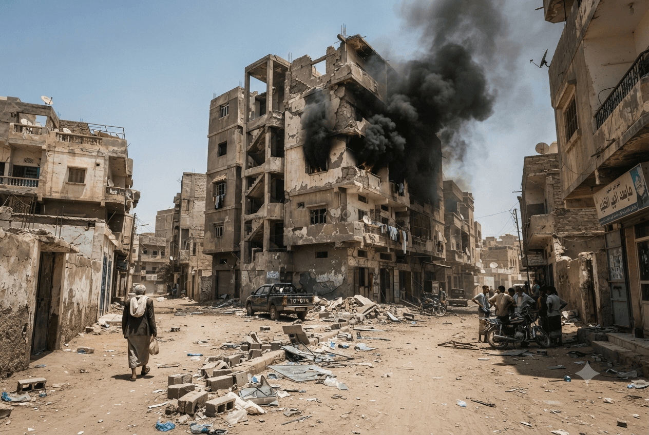 Aden Airstrike: Eight Civilians Lost Lives as Projectiles Hit Residential Area in Yemen Conflict Aden Airstrike: Eight Civilians Lost Lives as Projectiles Hit Residential Area in Yemen Conflict