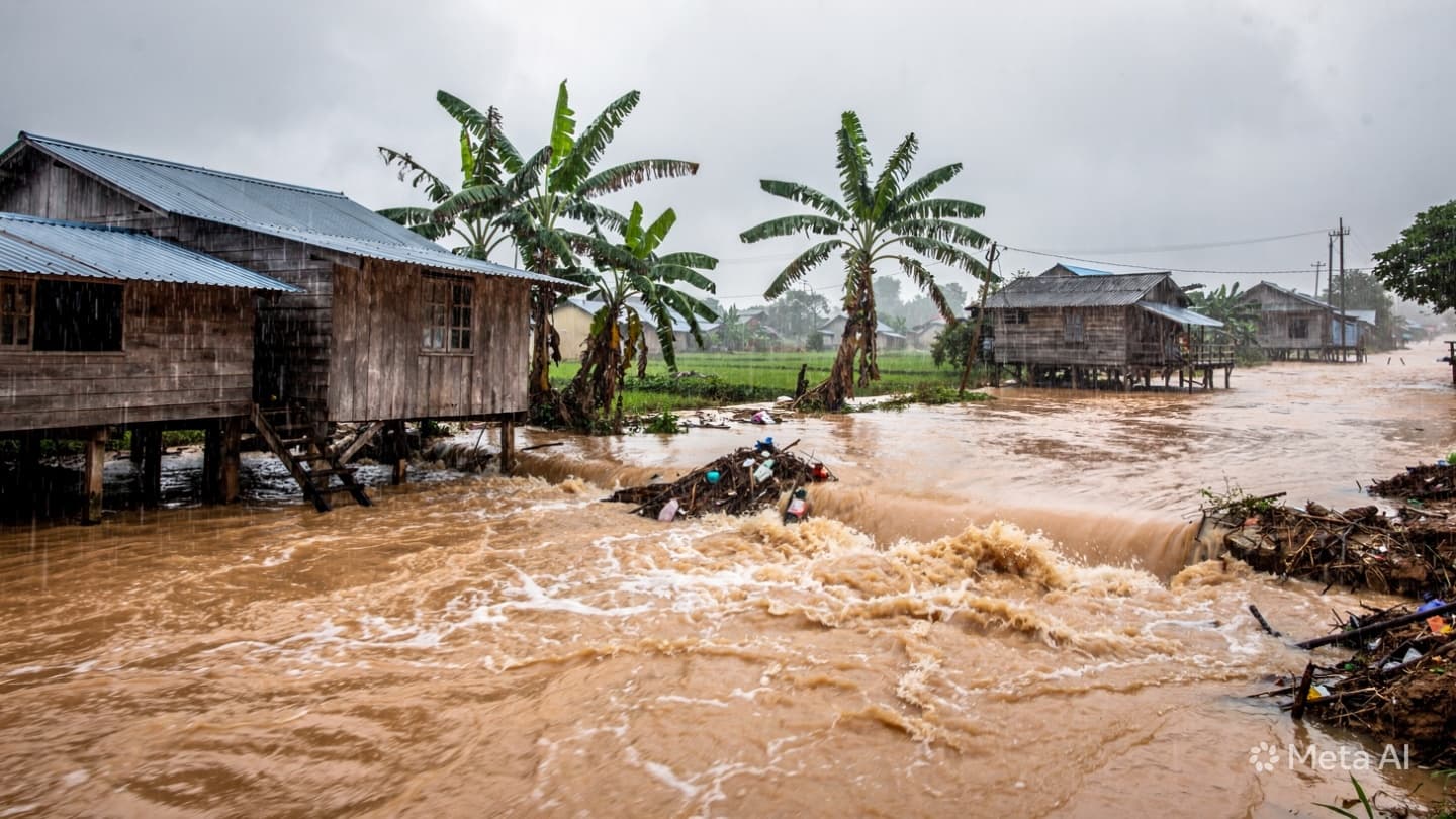 Tuyen Quang Drowning Tragedy: Two Dead As Sudden Stream Flooding Swallows Local Village Path Tuyen Quang Drowning Tragedy: Two Dead As Sudden Stream Flooding Swallows Local Village Path