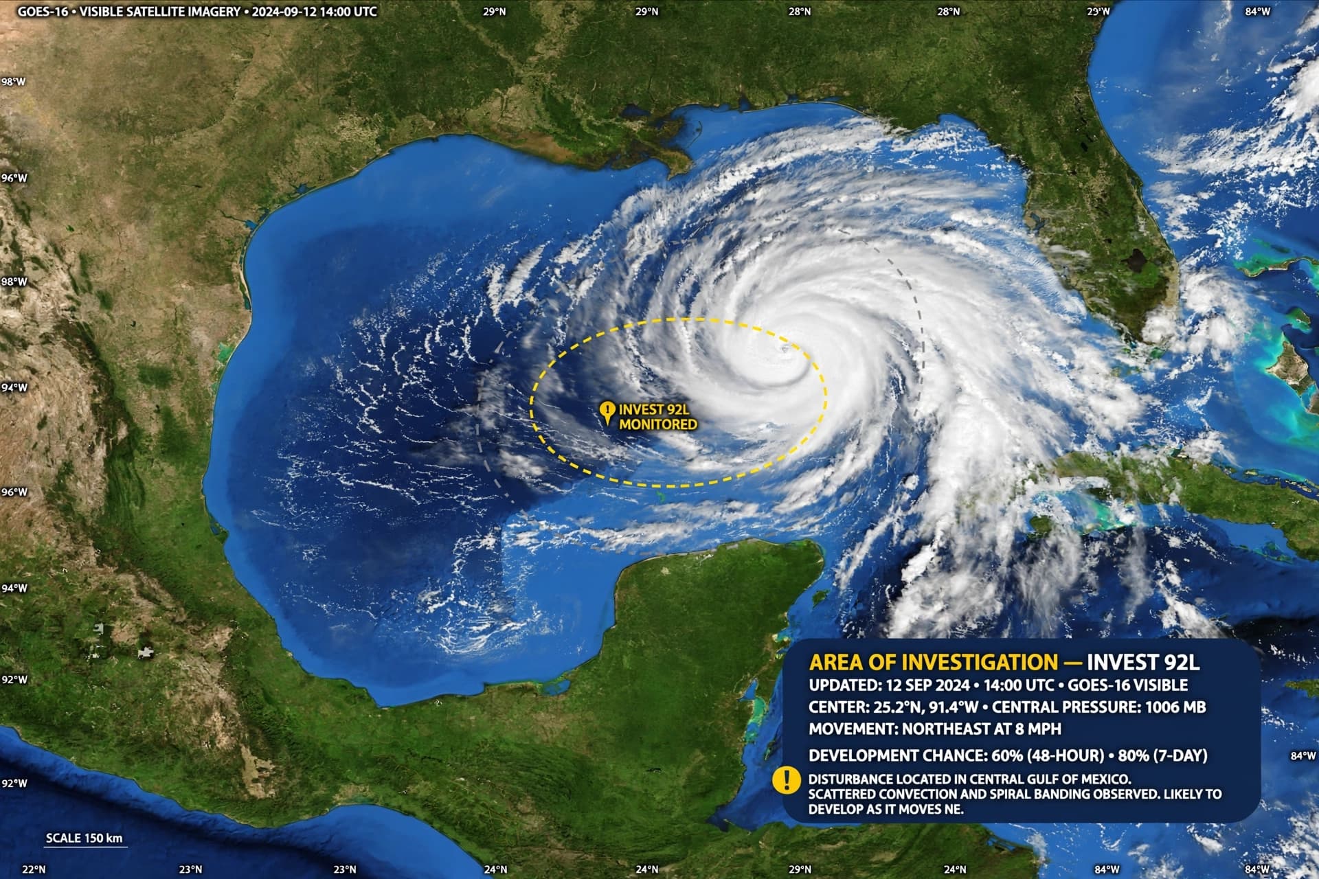 National Hurricane Center Tags Invest 92-L in Gulf National Hurricane Center Tags Invest 92-L in Gulf