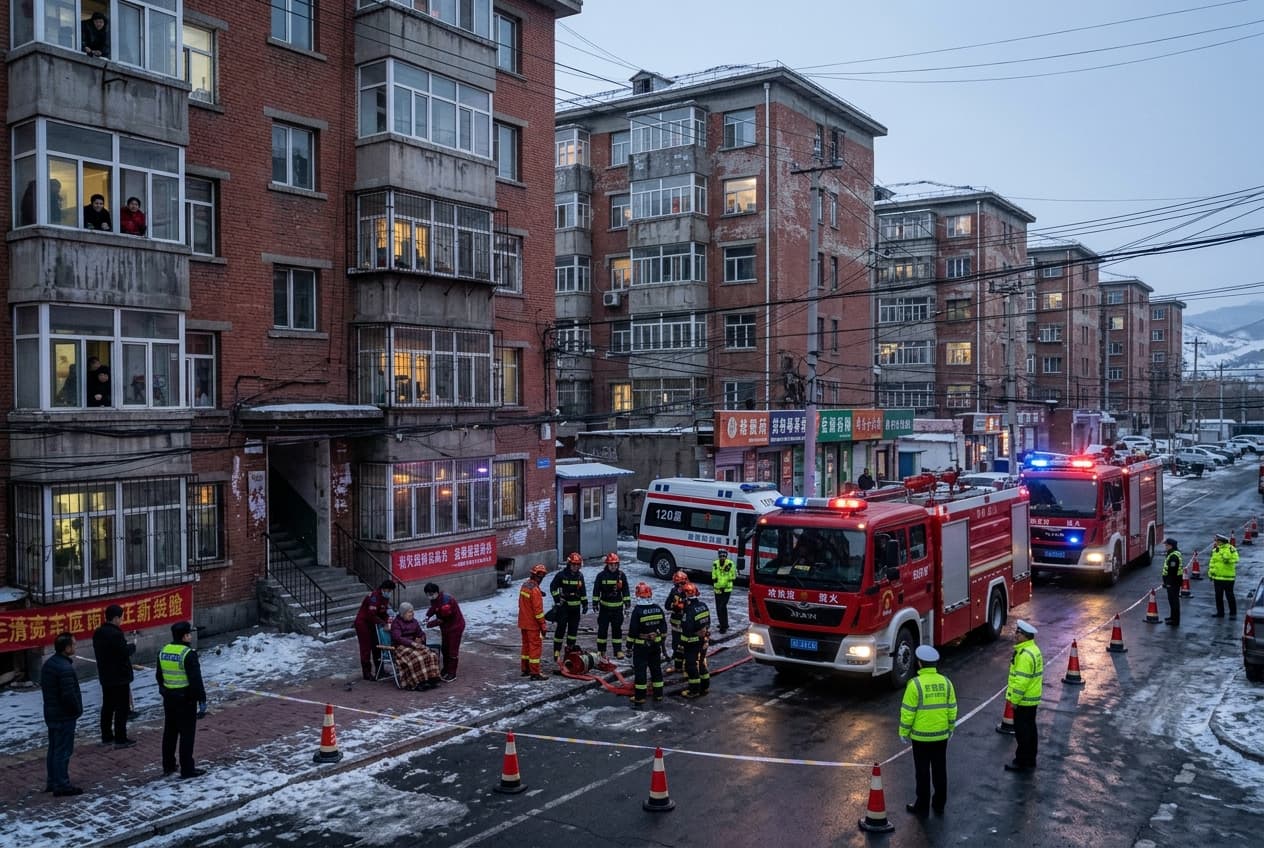 Harbin Apartment Tragedy: Coal Gas Leak Kills Three Family Members Inside Home, Investigation Begins Harbin Apartment Tragedy: Coal Gas Leak Kills Three Family Members Inside Home, Investigation Begins