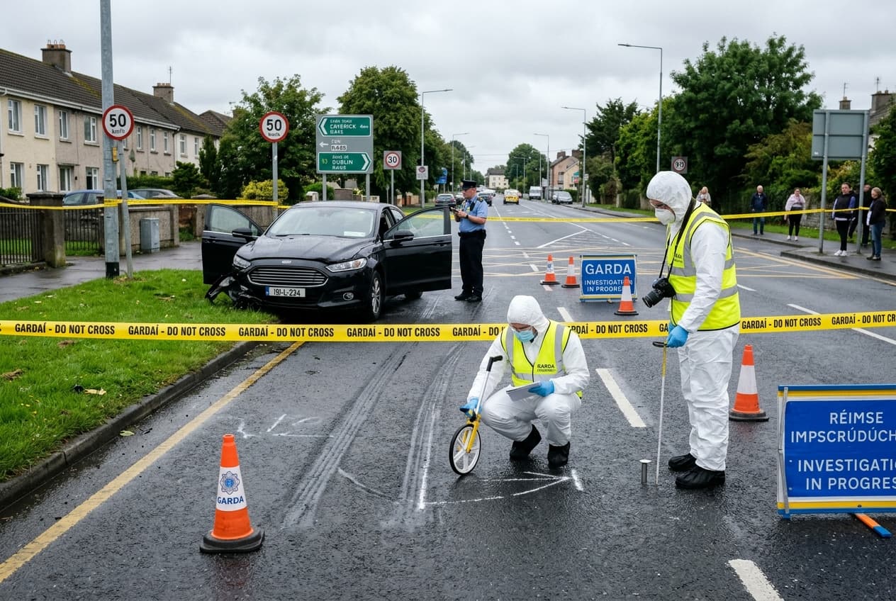 Pedestrian Hit on Dublin Road in Limerick: Vehicle Strikes Walker, Leaves Him Seriously Injured, Road Closed Pedestrian Hit on Dublin Road in Limerick: Vehicle Strikes Walker, Leaves Him Seriously Injured, Road Closed