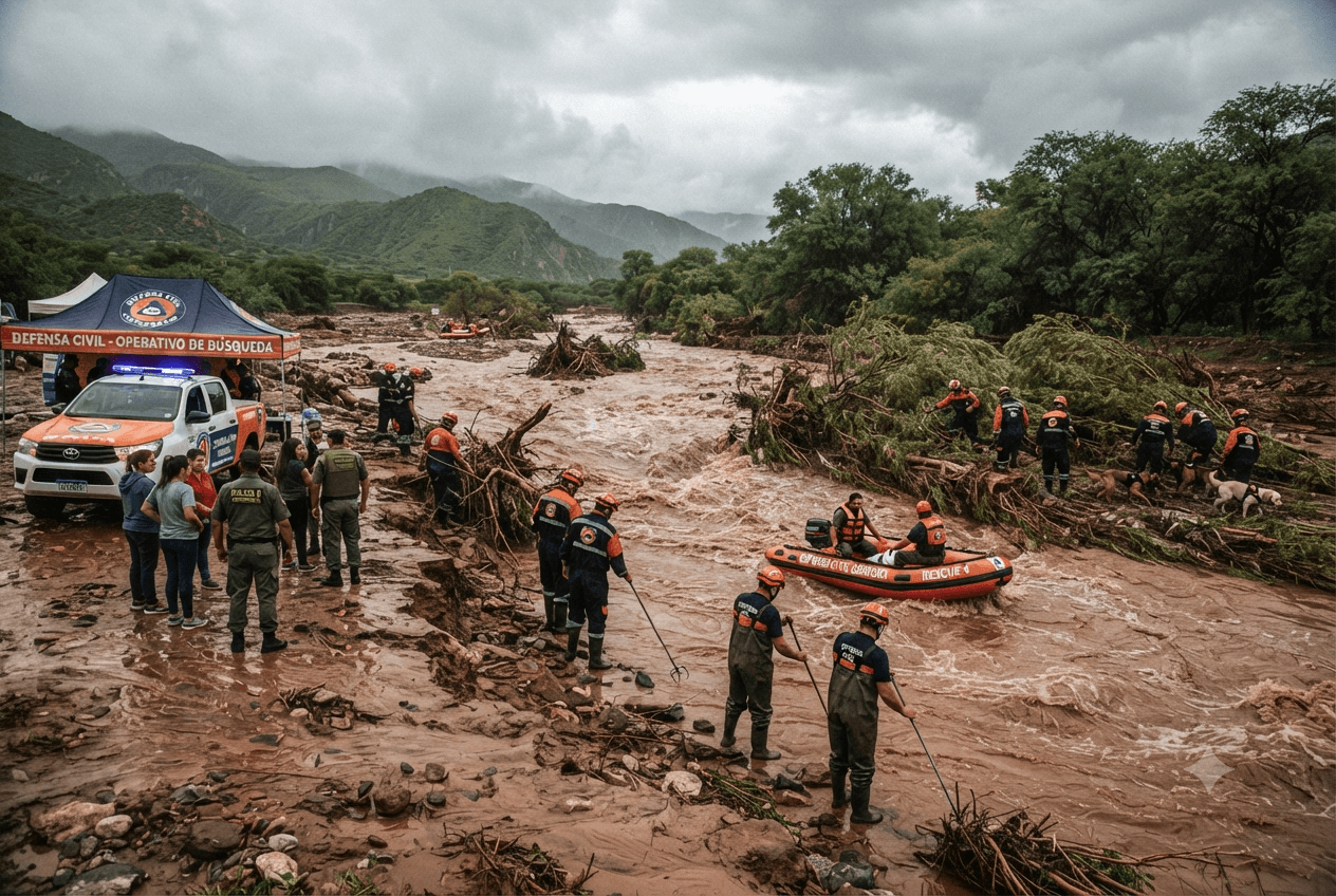 Deadly Flash Flood: Cordoba River Tides Sweep Away Unsuspecting Campers and Leave Two Dead Deadly Flash Flood: Cordoba River Tides Sweep Away Unsuspecting Campers and Leave Two Dead