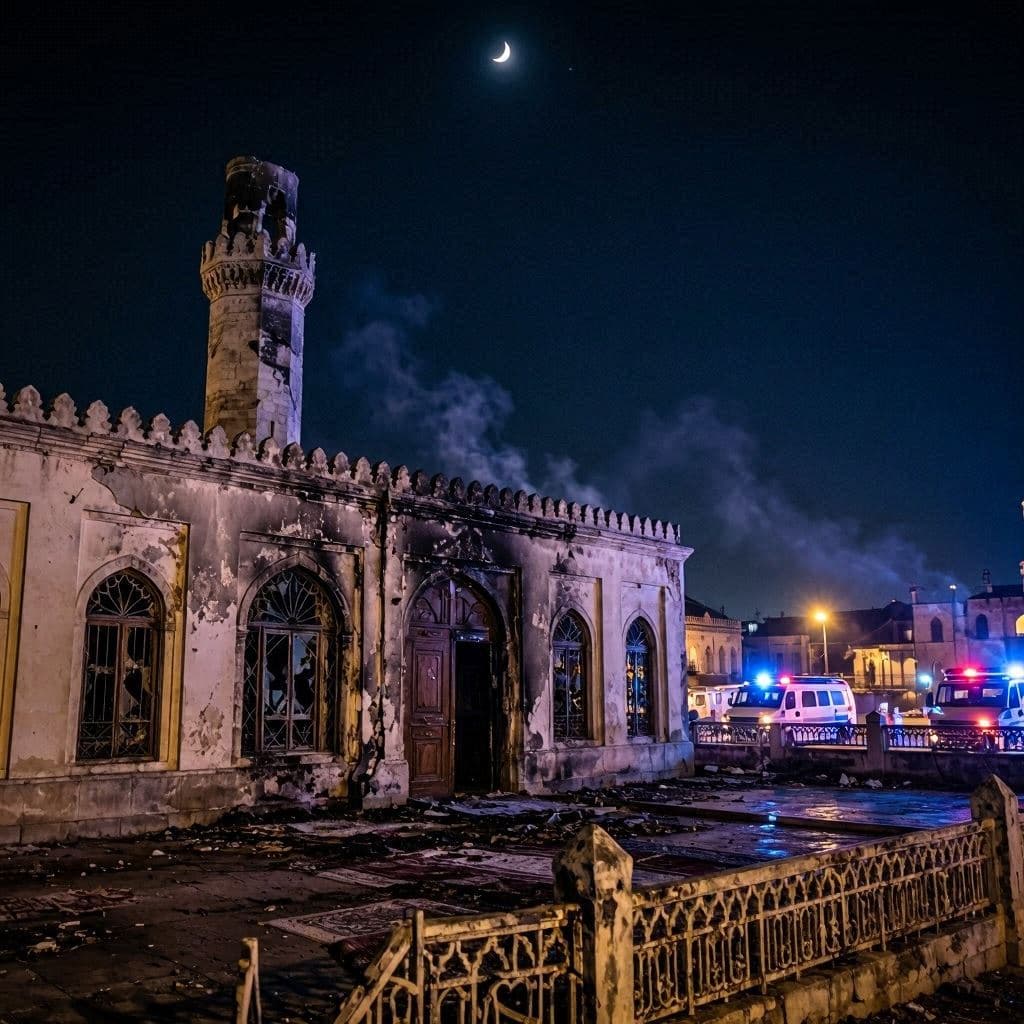 Flames in the Hills: West Bank Violence Surges as Mosques Burn Flames in the Hills: West Bank Violence Surges as Mosques Burn