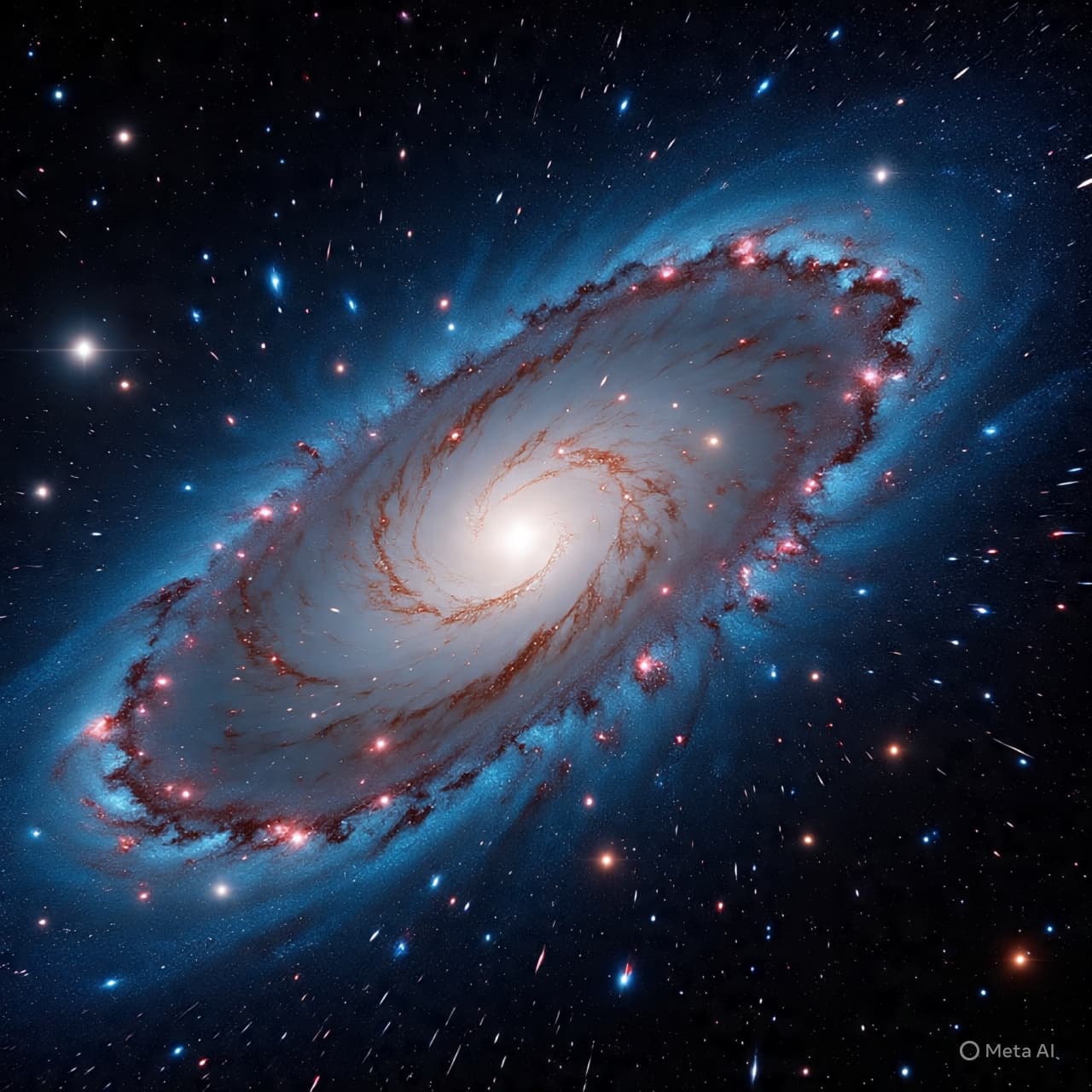 When Spiral Arms Unfurl in Color: Reflections on a Cosmic Canvas When Spiral Arms Unfurl in Color: Reflections on a Cosmic Canvas
