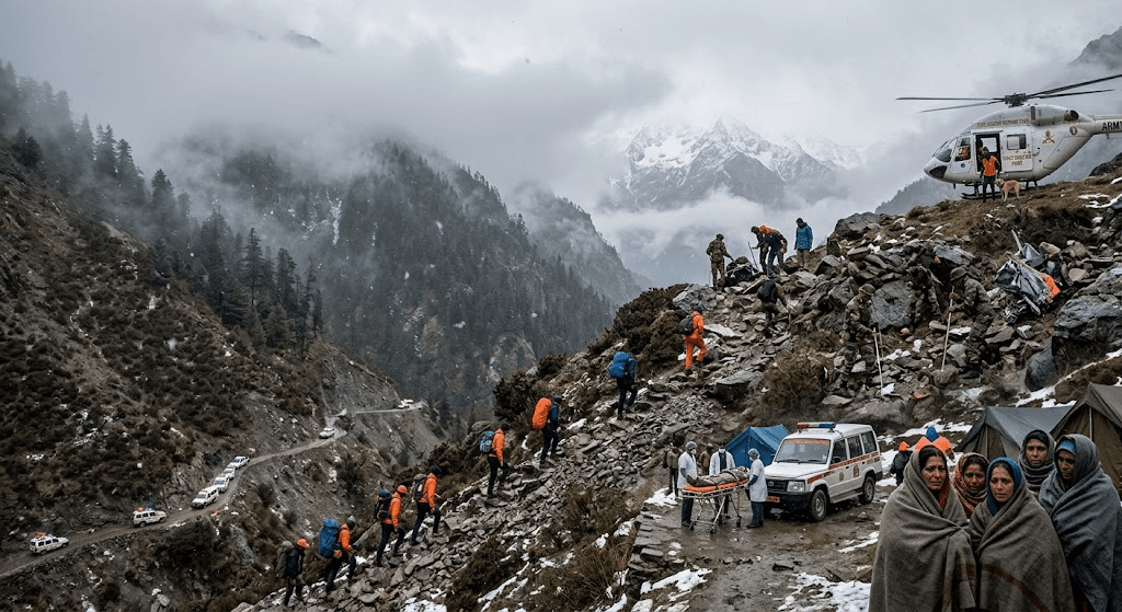 Tragedy in the Himalayas: Helicopter Carrying 6 Devotees Goes Missing Near Joshimath Tragedy in the Himalayas: Helicopter Carrying 6 Devotees Goes Missing Near Joshimath