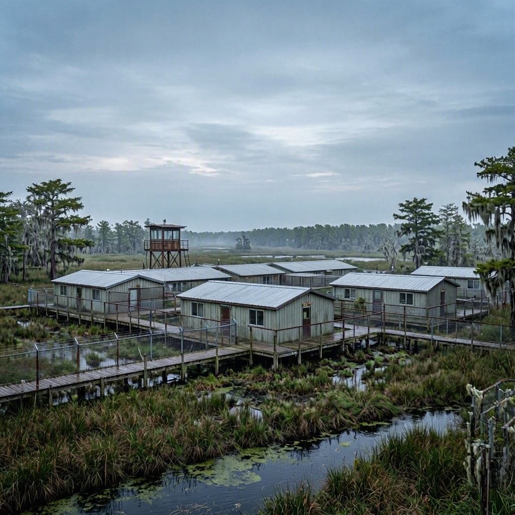 Cages in the Swamp: The Truth About Alligator Alcatraz Cages in the Swamp: The Truth About Alligator Alcatraz
