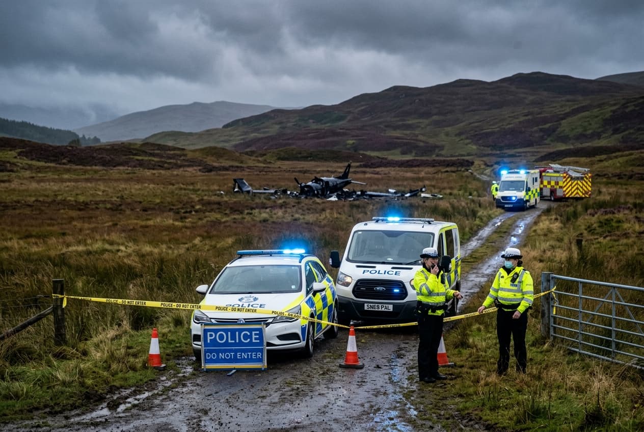 Fatal Crash October 16: Two Dead After Light Aircraft Falls Near Drymen, Stirling Area Fatal Crash October 16: Two Dead After Light Aircraft Falls Near Drymen, Stirling Area
