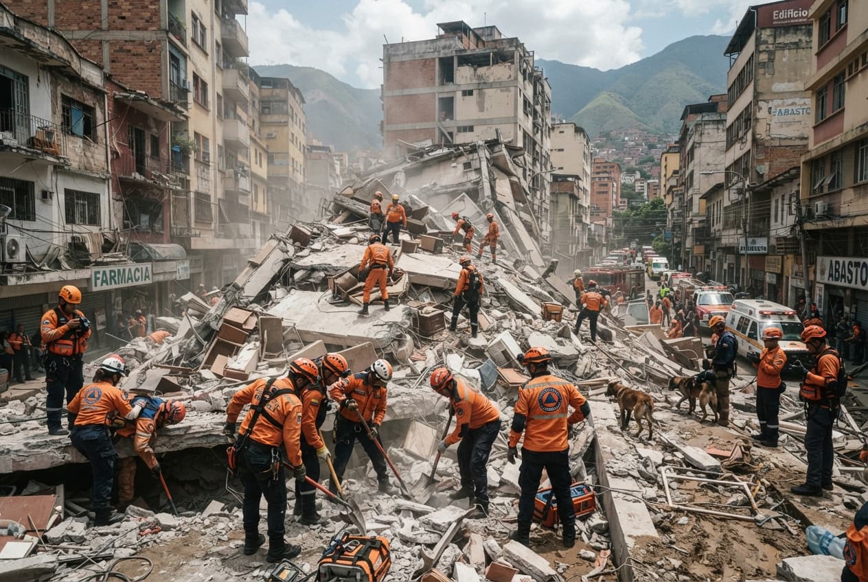 Tenement Collapse Horror: Structural Integrity Failure Claims Three Lives Inside Populous Caracas District Today Tenement Collapse Horror: Structural Integrity Failure Claims Three Lives Inside Populous Caracas District Today