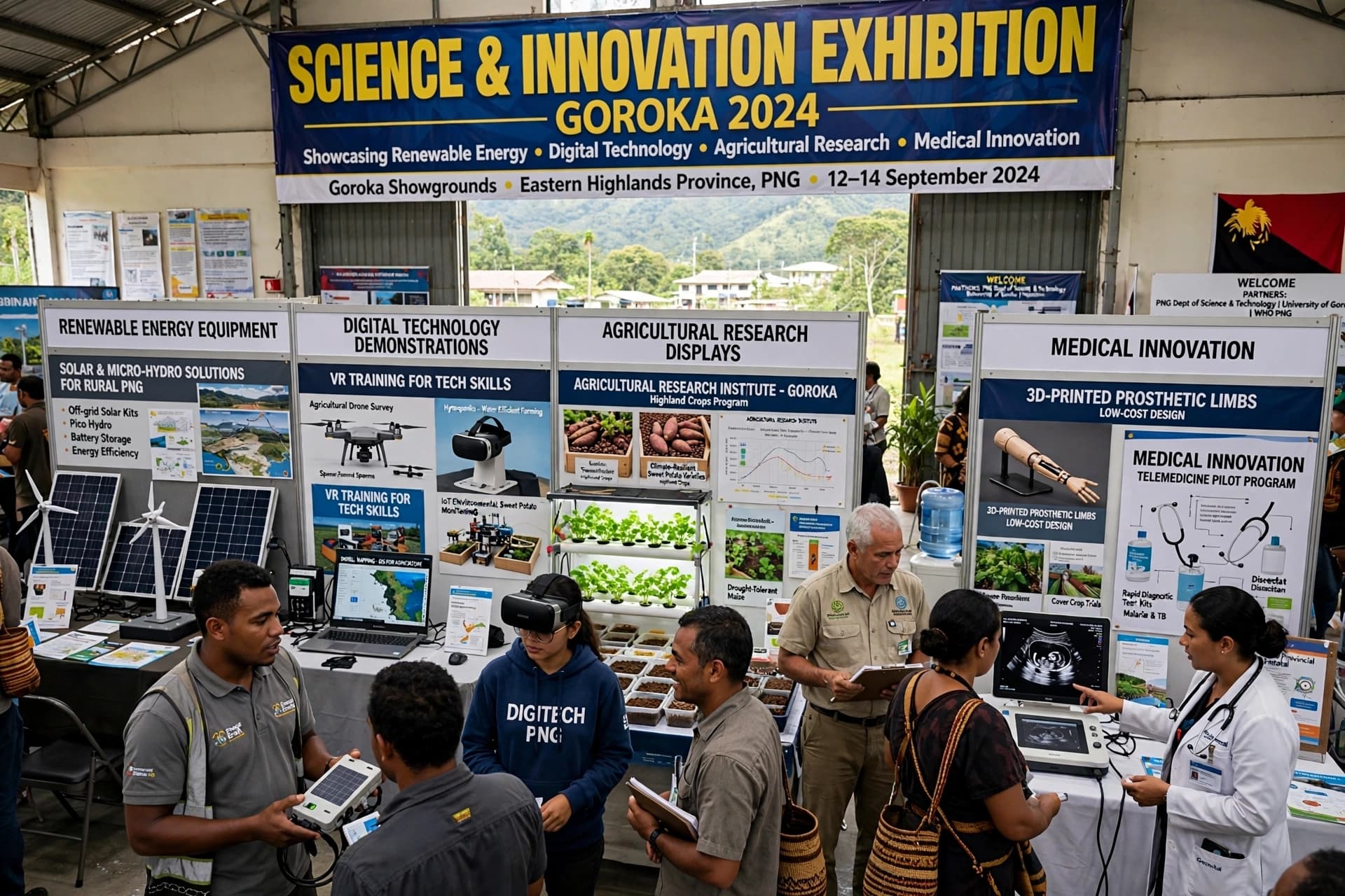 Across Laboratories and Communities: PNG Researchers Bring Science, Renewable Energy, and Digital Innovation Into View Across Laboratories and Communities: PNG Researchers Bring Science, Renewable Energy, and Digital Innovation Into View