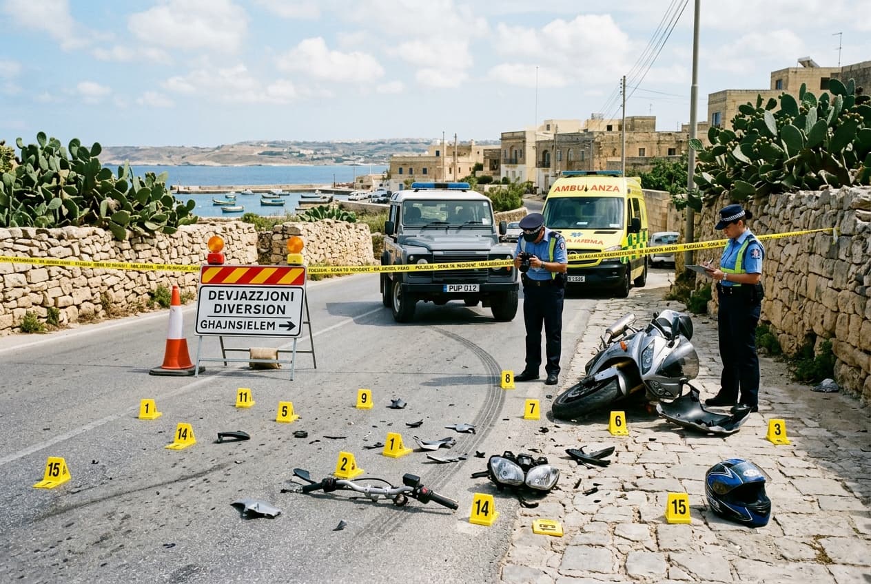 Attard Fatality, Colombian Man Dead: Motorcycle Crash Kills 31-Year-Old, Police Close Road Attard Fatality, Colombian Man Dead: Motorcycle Crash Kills 31-Year-Old, Police Close Road