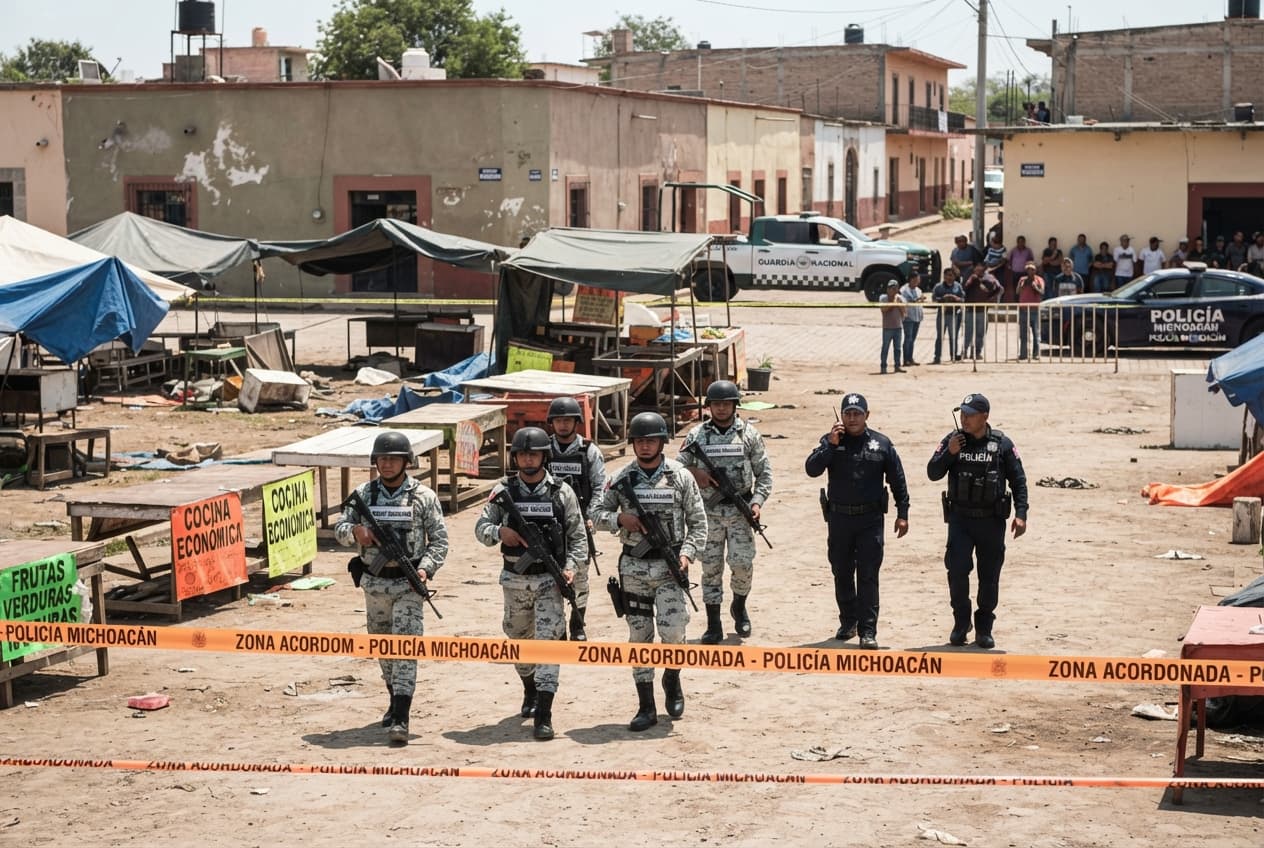 Michoacán Violence: Six Killed in Ruthless Armed Assault on Rural Mexican Marketplace Michoacán Violence: Six Killed in Ruthless Armed Assault on Rural Mexican Marketplace