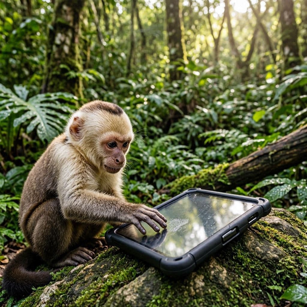 Kisses for Bananas: Capuchins Meet AI in the Wild Kisses for Bananas: Capuchins Meet AI in the Wild