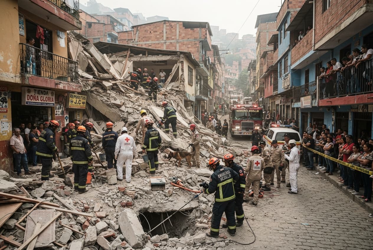 Industrial Blast, Colombia: Propane Leak Triggers Devastating Bakery Explosion in Dense Medellín Neighborhood Industrial Blast, Colombia: Propane Leak Triggers Devastating Bakery Explosion in Dense Medellín Neighborhood