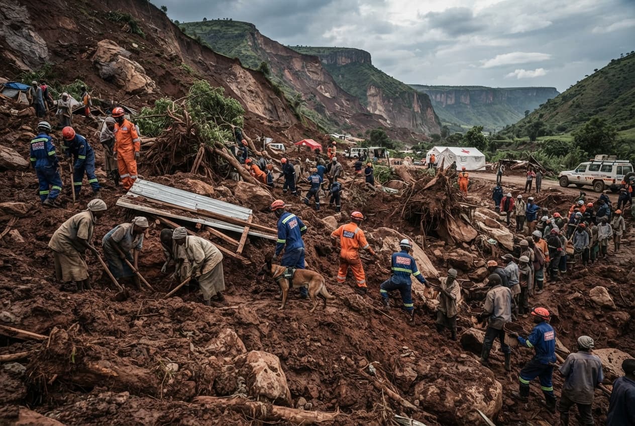 Rift Valley Landslide Disaster: Heavy Rains Trap Miners, Leaving Three Dead in Kenya Rift Valley Landslide Disaster: Heavy Rains Trap Miners, Leaving Three Dead in Kenya