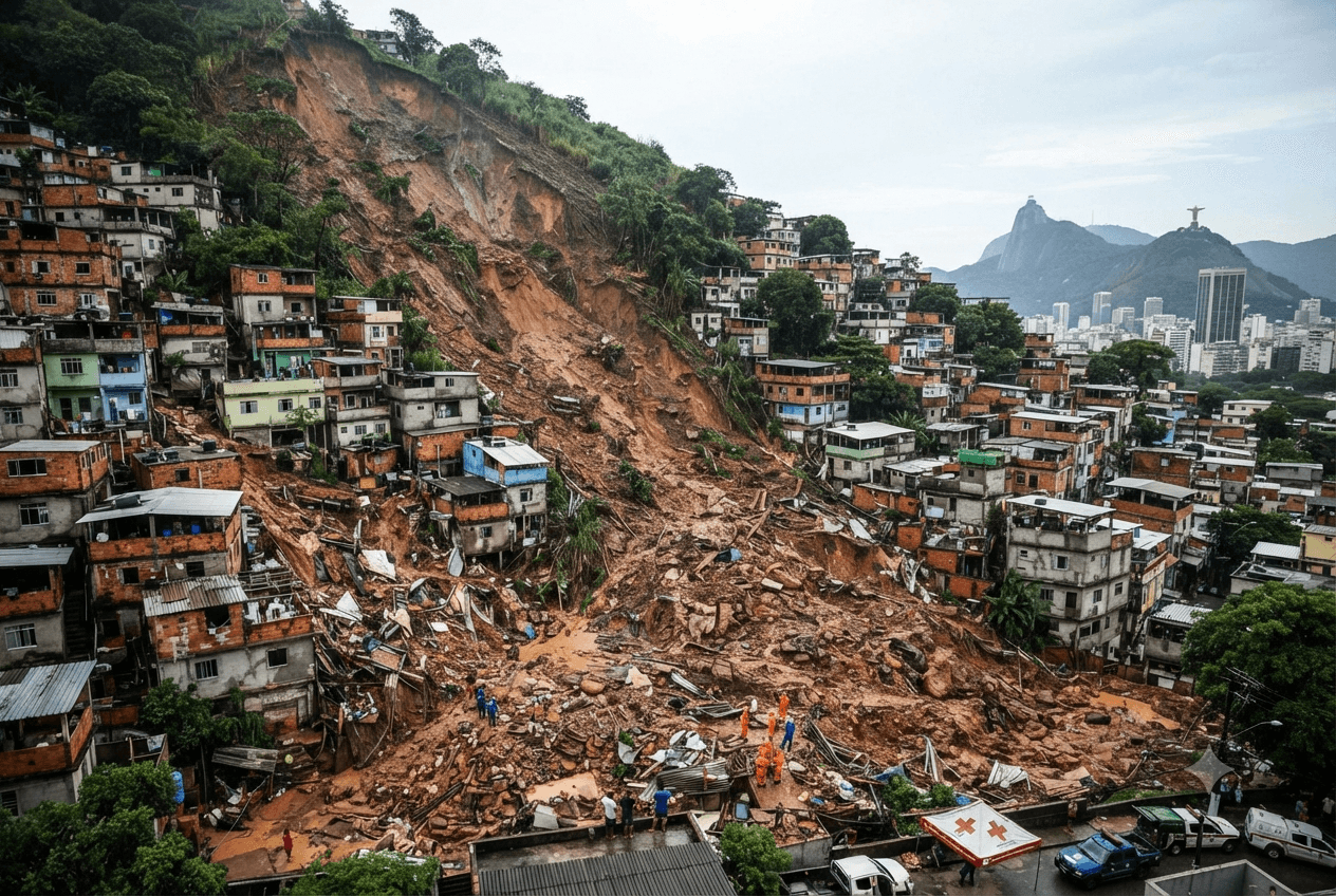 Rio De Janeiro Tragedy: Heavy Rains Trigger Massive Mudslide Leaving Fifteen Dead In Brazil Rio De Janeiro Tragedy: Heavy Rains Trigger Massive Mudslide Leaving Fifteen Dead In Brazil