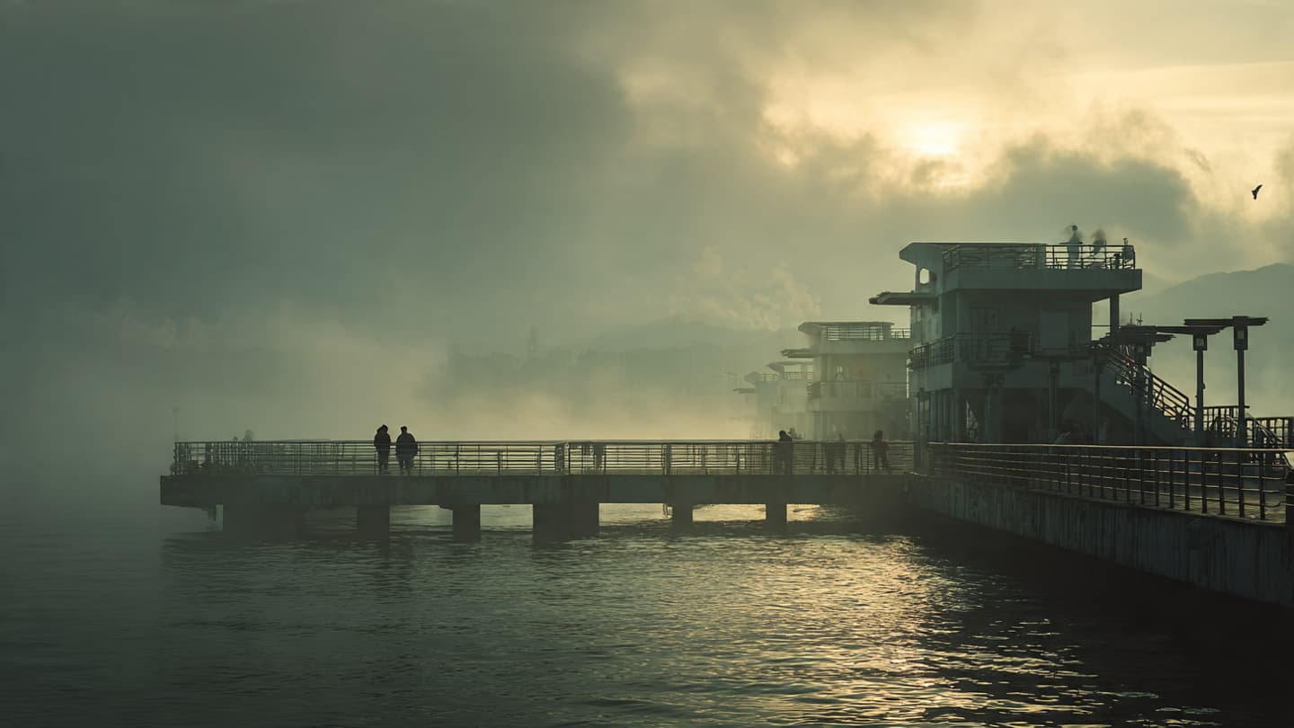 Where the Tuen Mun Tide Meets the Stone, A Narrative of Sudden Sharp Shadows Where the Tuen Mun Tide Meets the Stone, A Narrative of Sudden Sharp Shadows