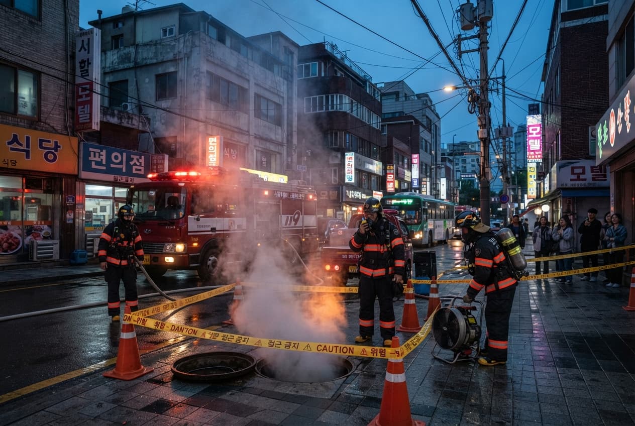 Utility Trench Fire, South Korea: Underground Seoul Incident Kills One and Injures Five Utility Trench Fire, South Korea: Underground Seoul Incident Kills One and Injures Five