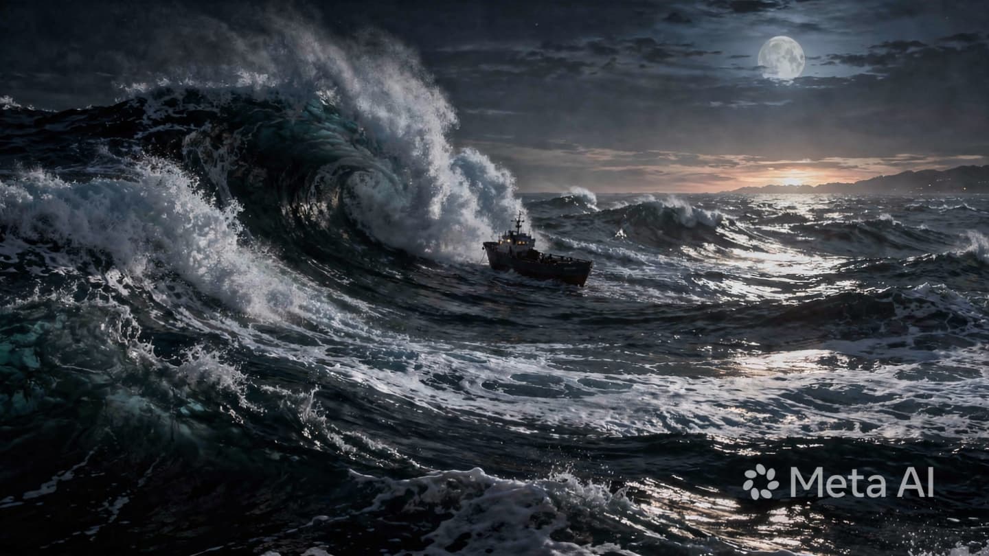 Beneath the Weight of the Salted Horizon, When the Sky Descends Upon the Wandering Hull Beneath the Weight of the Salted Horizon, When the Sky Descends Upon the Wandering Hull