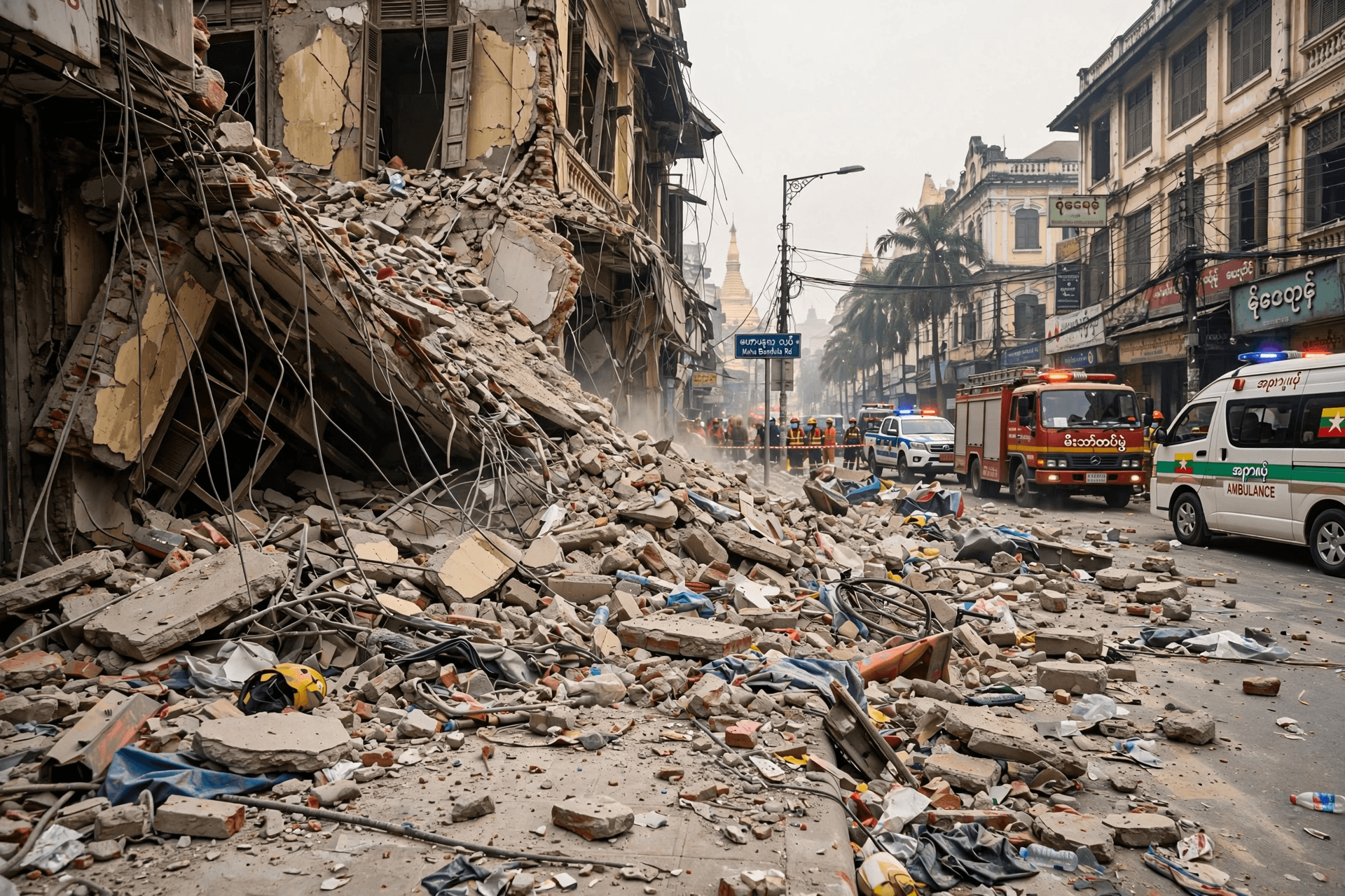 Building Collapse: Two Found Dead In Ruins Of Dilapidated Structure In Yangon, Myanmar Today Building Collapse: Two Found Dead In Ruins Of Dilapidated Structure In Yangon, Myanmar Today