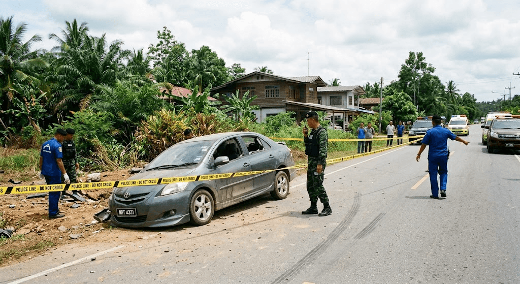 Roadside Bombing in Tak Bai: 2 Malaysian Tourists Injured by Hidden Explosives Roadside Bombing in Tak Bai: 2 Malaysian Tourists Injured by Hidden Explosives