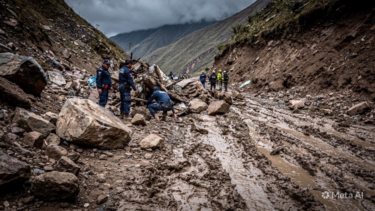 Peru Mudslide Disaster: Rescue Teams Recover Remains Following Deadly Landslide In Remote Mountain Region Peru Mudslide Disaster: Rescue Teams Recover Remains Following Deadly Landslide In Remote Mountain Region