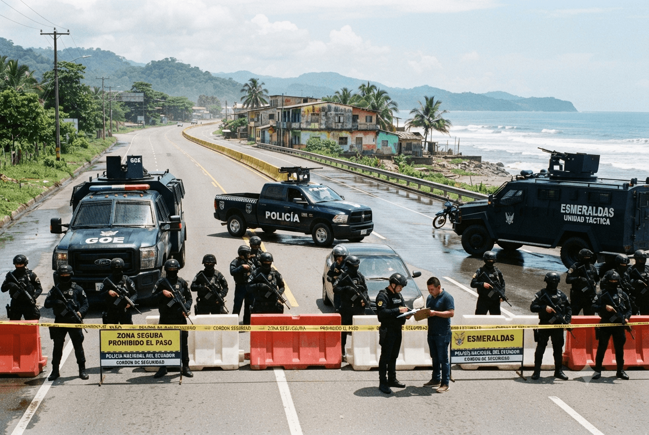 Ecuador Security Tragedy: Criminal Ambush Kills Two Police Officers in Coastal Province Ecuador Security Tragedy: Criminal Ambush Kills Two Police Officers in Coastal Province