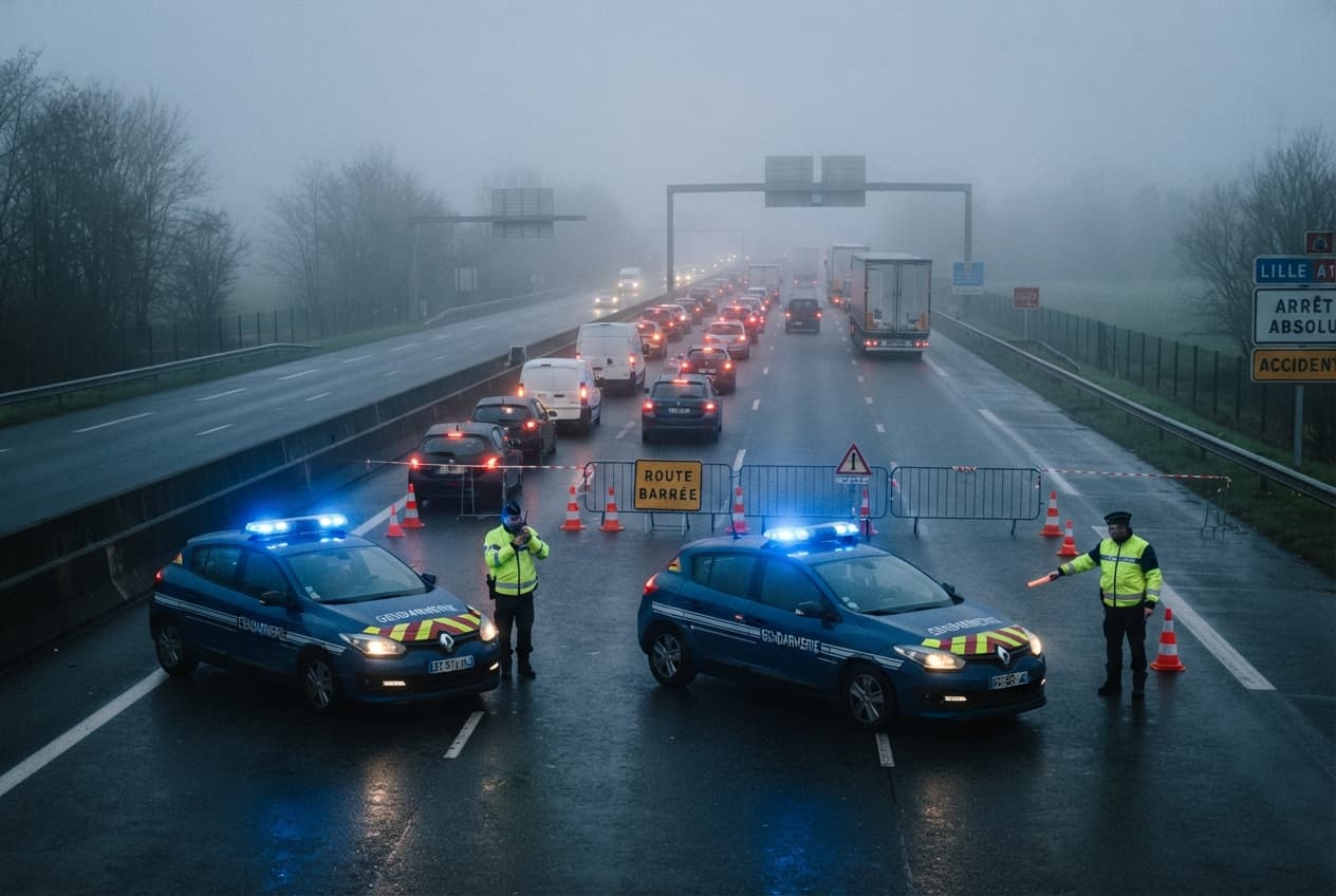 Transport Route Tragedy Unfolds: Four Dead Following Multi-Vehicle Pileup on Northern French Highway Transport Route Tragedy Unfolds: Four Dead Following Multi-Vehicle Pileup on Northern French Highway