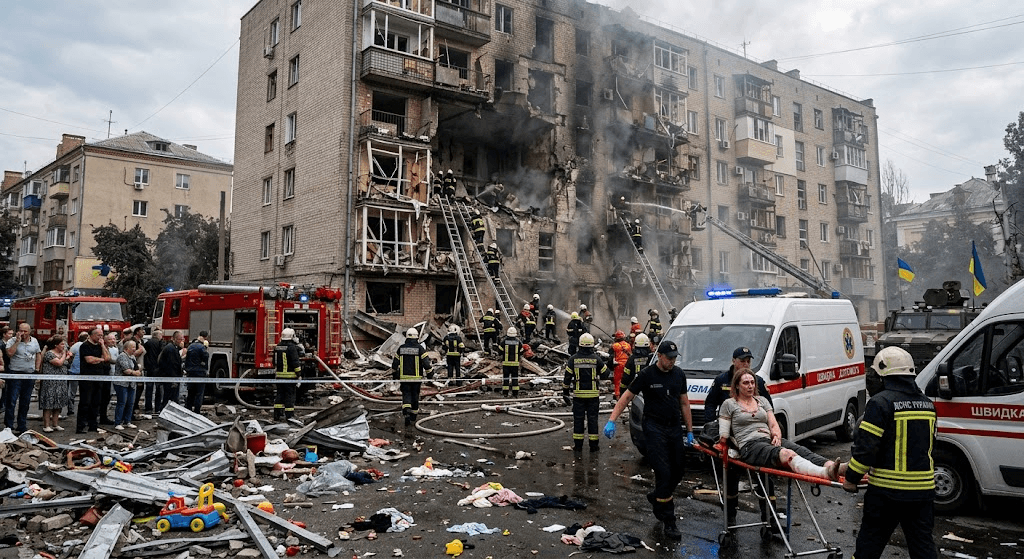 Deadly Russian Air Strike: 9 Killed, Over a Dozen Wounded in Kyiv Region Attacks Deadly Russian Air Strike: 9 Killed, Over a Dozen Wounded in Kyiv Region Attacks