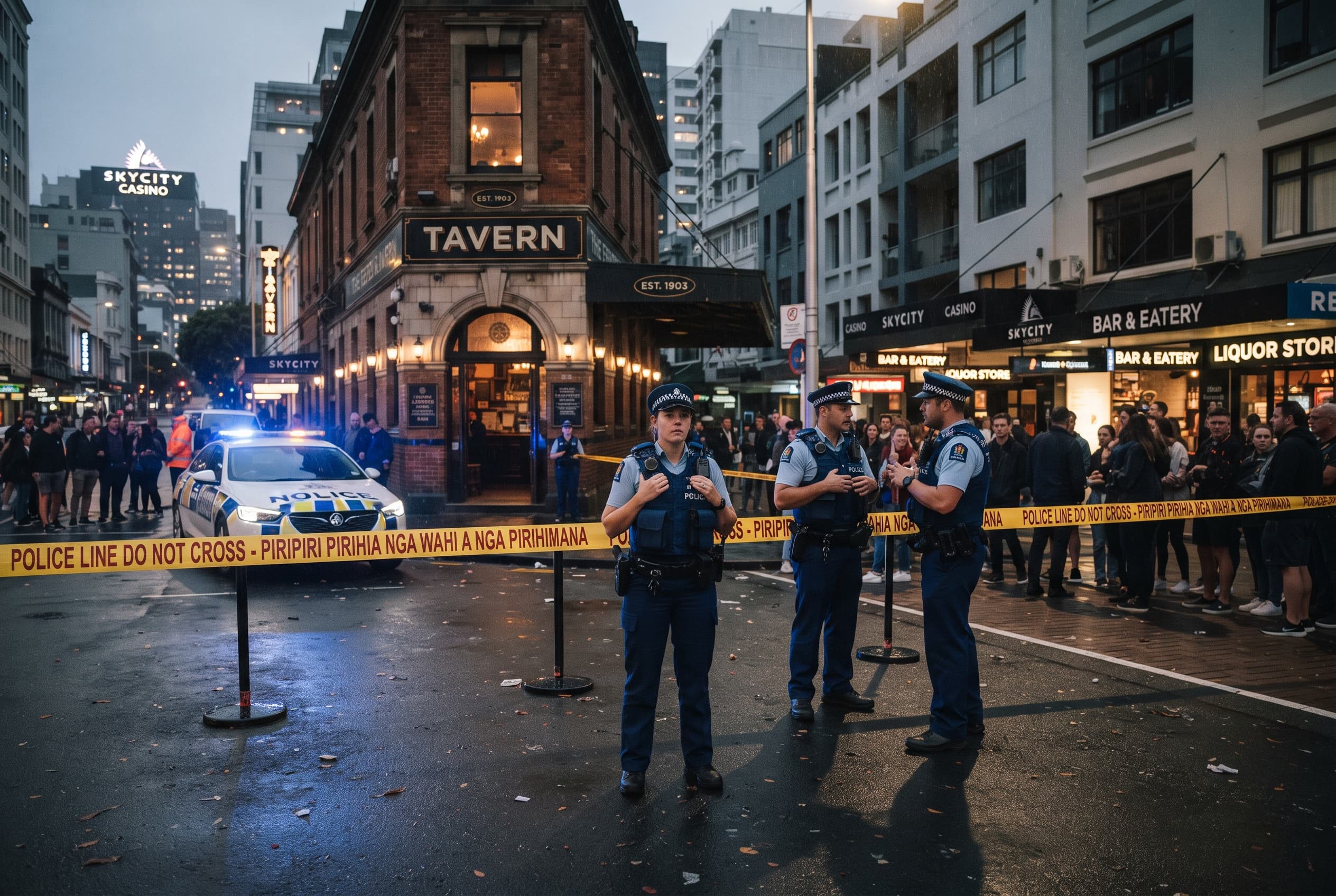 CBD Tavern Shooting: Auckland Authorities Confirm One Dead and Emergency Homicide Probe Underway CBD Tavern Shooting: Auckland Authorities Confirm One Dead and Emergency Homicide Probe Underway