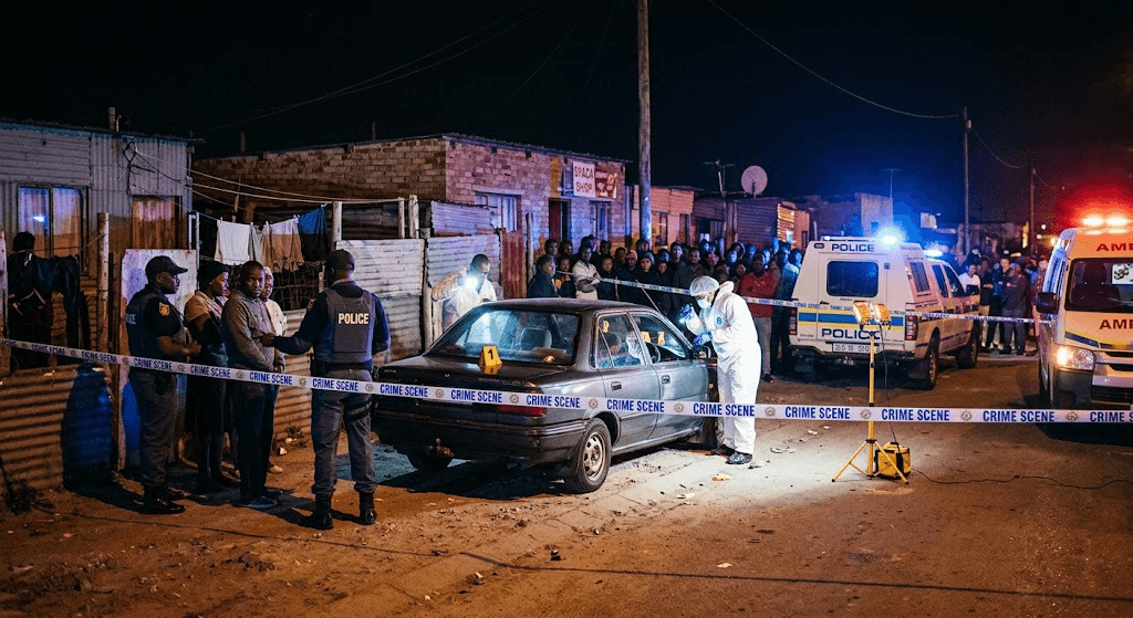 Three Men Gunned Down Inside Car in Khayelitsha After Passenger Opens Fire Three Men Gunned Down Inside Car in Khayelitsha After Passenger Opens Fire