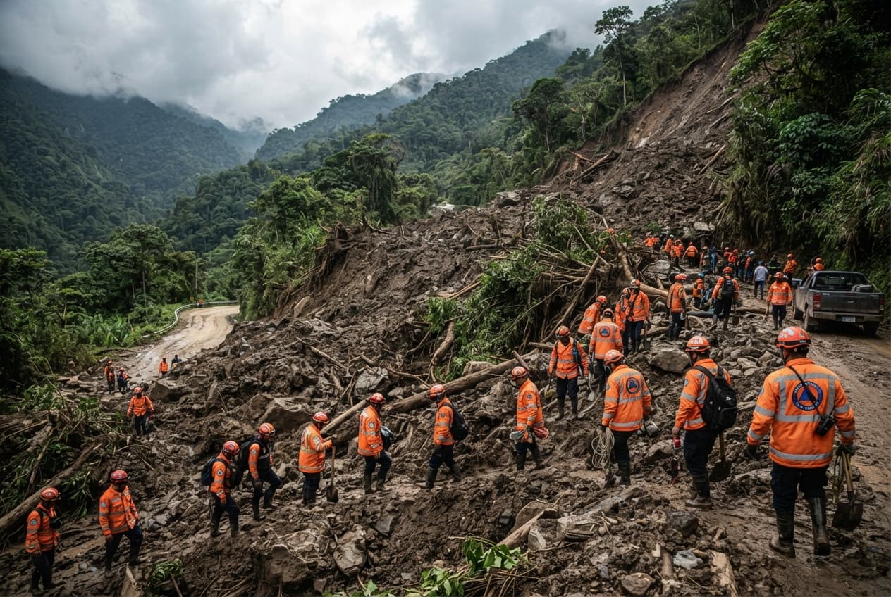 Deadly Mudslide Strikes Isolated Mountain Community in Alta Verapaz, Leaving Dozens Missing and Roads Blocked Deadly Mudslide Strikes Isolated Mountain Community in Alta Verapaz, Leaving Dozens Missing and Roads Blocked