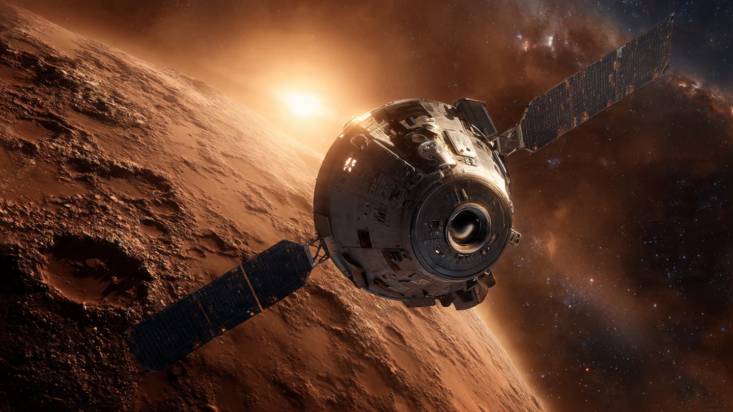 A Silent Traveler Passes Mars on Its Long Road Into Deep Space A Silent Traveler Passes Mars on Its Long Road Into Deep Space