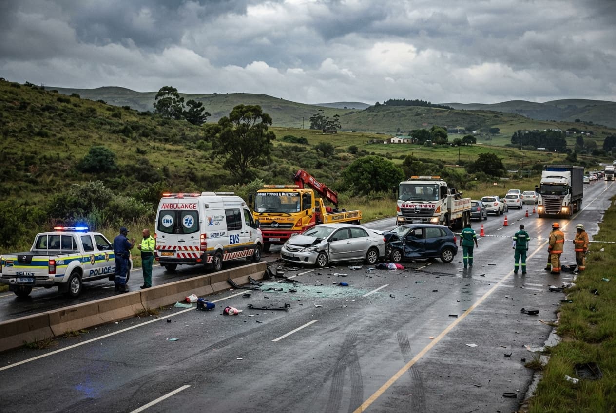 R61 Highway Tragedy: Five Members of Single Family Killed in Minibus Taxi Collision R61 Highway Tragedy: Five Members of Single Family Killed in Minibus Taxi Collision