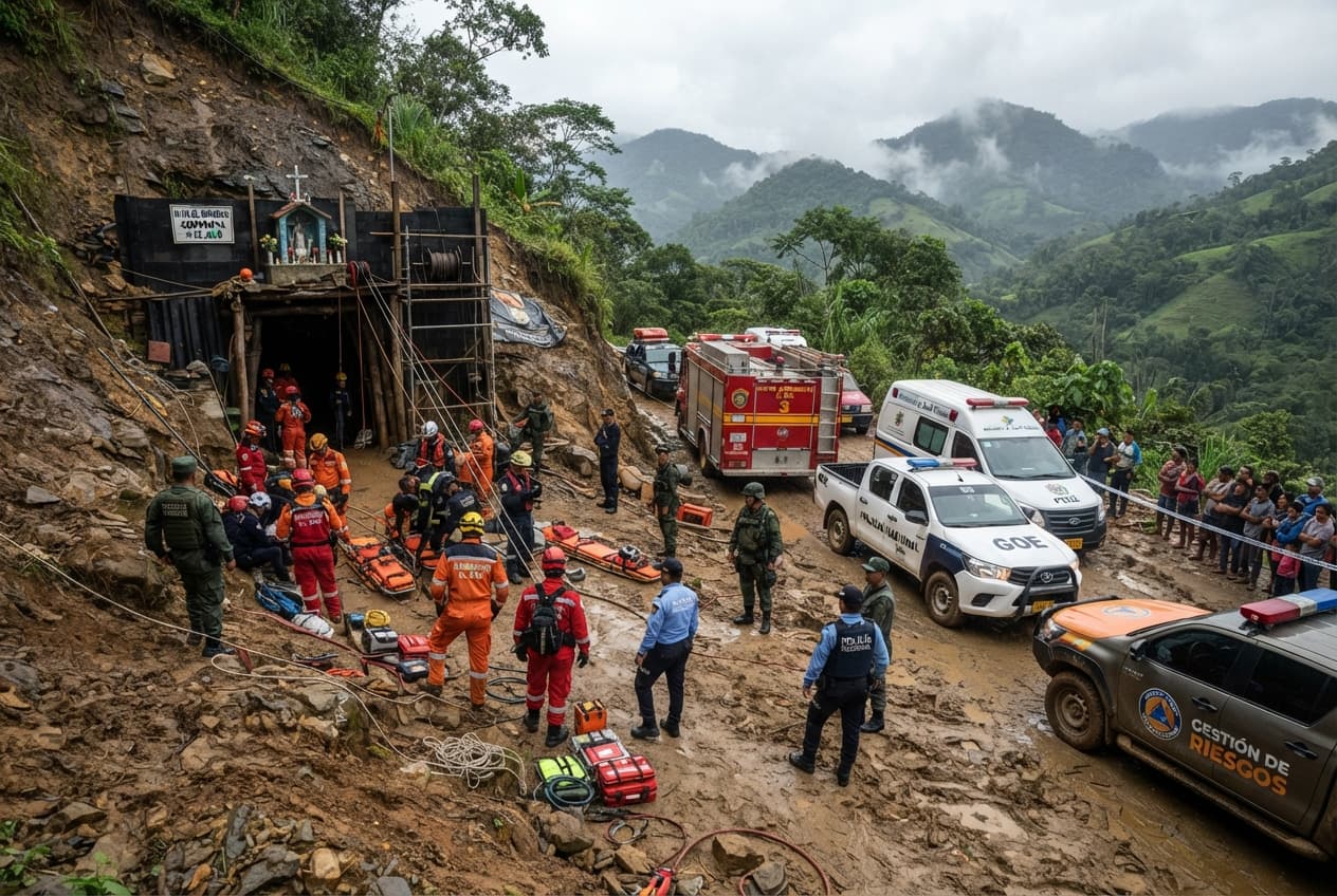 El Oro Mine Collapse: Three Miners Die After Torrential Rains Cause Underground Tunnel Failure El Oro Mine Collapse: Three Miners Die After Torrential Rains Cause Underground Tunnel Failure